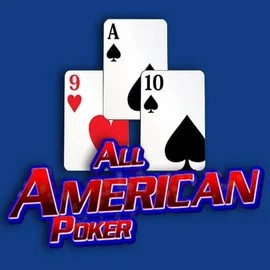 All American Poker logo – Table Games by RTG (Reel Time Gaming) at Bonuskong Casino