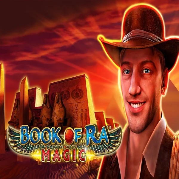 Book of Ra Magic logo by Greentube at Bonuskong Casino