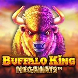 Buffalo King Megaways slot logo by Pragmatic Play at Bonuskong Casino