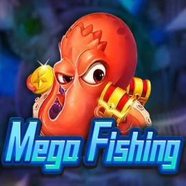 Mega Fishing slot logo by TaDa Gaming at Bonuskong Casino